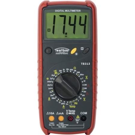 Digitale multimeter testboy 313 0-600 V AC, 0-600 V DC RMS  TESTBOY | IP.4000828931