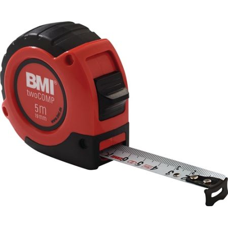 Rolbandmaat twoComp lengte 5 m breedte 19 mm mm/cm EG II ABS met magneet SB BMI | IP.4000855889