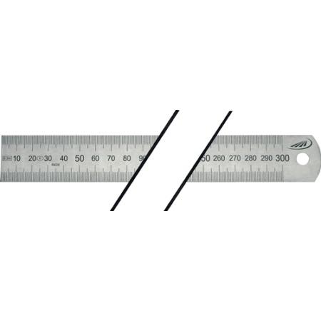 Stalen liniaal lengte 300 mm staal buigzaam verdeling A = mm/mm HELIOS PREISSER | IP.4000858771