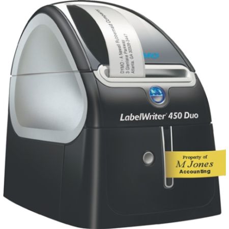 Etikettenprinter LabelWriter 450 Duo letterbandbreedtes 6, 9, 12, 19, 24 mm  DYMO | IP.4000872002