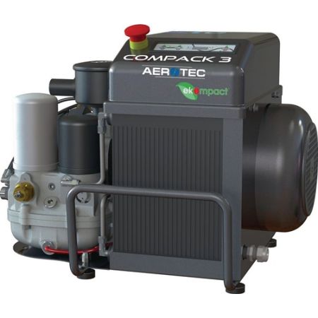 Schroefcompressor aerotec COMPACK 3 10 bar 360 l/min 3 kW AEROTEC | IP.4000898497