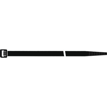 Kabelbinder lengte 450 mm breedte 7,5 mm polyamide 6.6 zwart 100 st./zak SAPISELCO | IP.4000900705