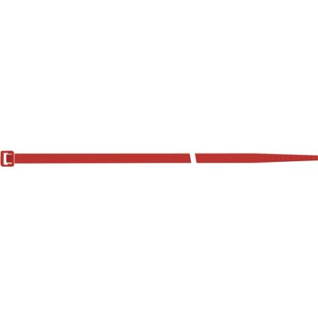 Kabelbinder lengte 280 mm breedte 4,5 mm polyamide 6.6 rood 100 st./zak SAPISELCO | IP.4000900718
