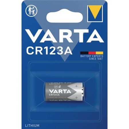 Batterij ULTRA lithium 3 V CR123A 1430 mAh CR17345 6205 1 stuks / blister VARTA | IP.4000901767