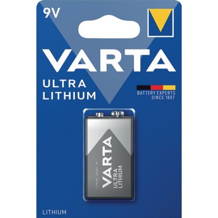 Batterij ULTRA lithium 9 V 6LP3146 1150 mAh 6122 1 stuks / blister VARTA | IP.4000901769