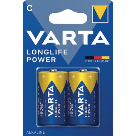Batterij longlife power 1,5 V C-AM2-baby 7800 mAh LR14 4914 2 stuks/blister VARTA | IP.4000901812