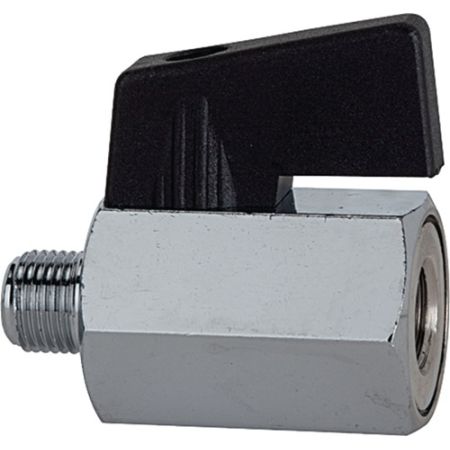 Minikogelkraan 16,66 mm G 3/8 inch binnen-/buitenschroefdraad  RIEGLER | IP.4163000276