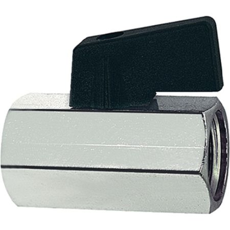 Minikogelkraan 13,16 mm G 1/4 inch binnen-/binnenschroefdraad  RIEGLER | IP.4163000271