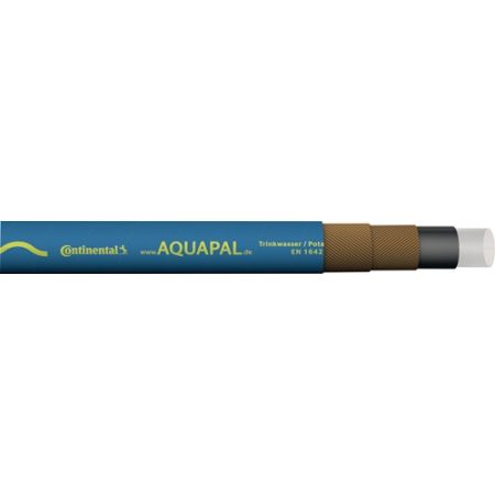 Drinkwaterslang AQUAPAL® binnen-d. 25 mm wanddikte 4,5 mm lengte 40 m wiel CONTINENTAL | IP.4555777018