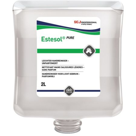 Handreinigingslotion Estesol® PURE 2 l ongeparfumeerd vrij van kleurstoffen patroon STOKO | IP.4707020162