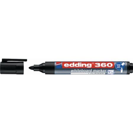 Whiteboardmarker 360 zwart streepbreedte 1,5-3 mm ronde punt  EDDING | IP.9000487700
