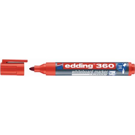 Whiteboardmarker 360 rood streepbreedte 1,5-3 mm ronde punt  EDDING | IP.9000487701