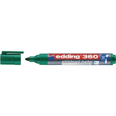 Whiteboardmarker 360 groen streepbreedte 1,5-3 mm ronde punt  EDDING | IP.9000487703