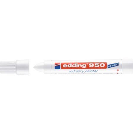Markeerstift 950 wit streepbreedte 10 mm ronde punt  EDDING | IP.9000487929