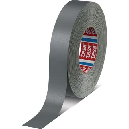 Weefseltape tesaband® premium 4651 grijs lengte 50 m breedte 30 mm wiel TESA | IP.3000265401