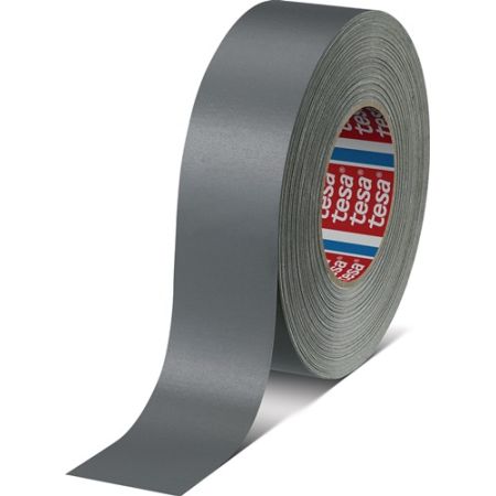 Weefseltape tesaband® premium 4651 grijs lengte 50 m breedte 50 mm wiel TESA | IP.3000265402
