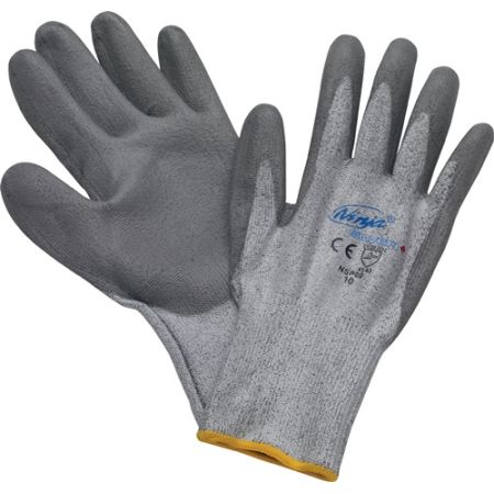 Snijbestendige handschoen Ninja maat 8 grijs EN 388 PSA-categorie II PE (HPPE) / PA / glasvezel / EL 12 paar ASATEX | IP.4000371150