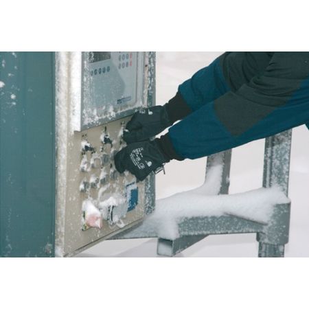 Koudebestendige handschoen Ice-Grip 691 maat 9 blauw EN 388, EN 511 PSA-categorie II nylon met PVC-profiel HONEYWELL | IP.4000371616