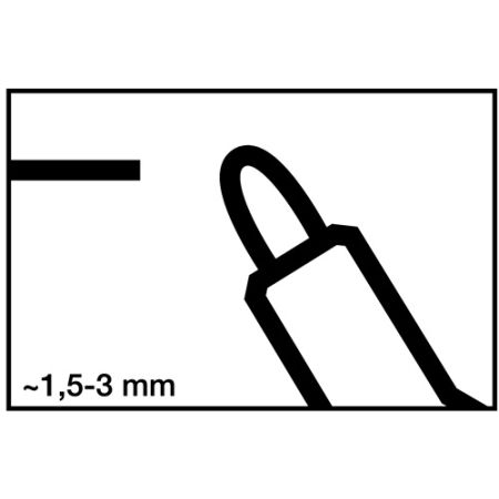 Whiteboardmarker 250 zwart streepbreedte 1,5-3 mm ronde punt  EDDING | IP.9000487635
