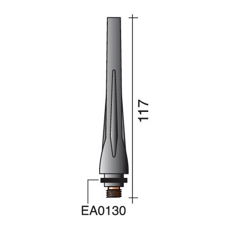 Branderdop lang ERGOTIG SR 17/18/26 117 mm TRAFIMET | IP.1000152103