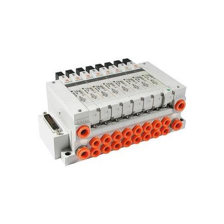 SMC - 2000-Serie -  op voet gemonteerd basisplaat -  plug-in -  D-sub-connector | VV5Q21-12C8FU0-R-Q
