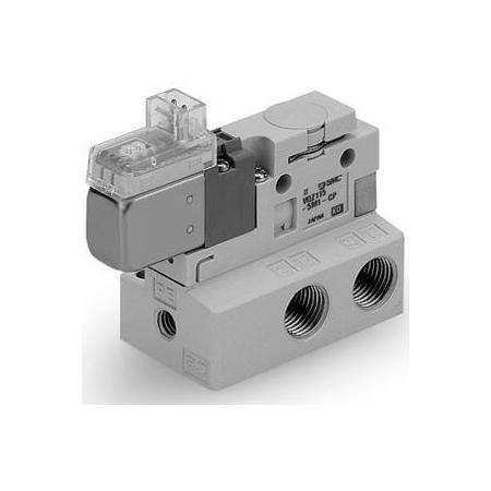 SMC - 100-Serie -  3-poort magneetventiel -  basisplaatmontage | VQZ115-5L1-CP-Q