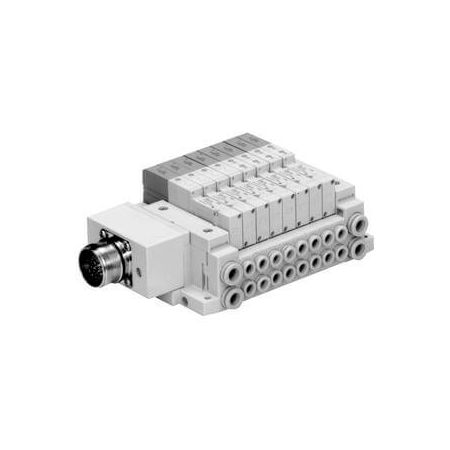 SMC - 2000-Serie -  trekstang basisplaat -  ronde connector | SS5V2-W10CD-03B-C8