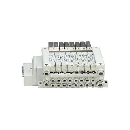 SMC - 1000-Serie -  op voet gemonteerd basisplaat -  plug-in -  D-sub-connector | VV5QC11-04C6FD0