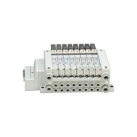 SMC - 2000-Serie -  ventieleiland voor basisplaatmontage ventielen -  plug-in -  D-sub-connector | VV5QC21-10C6FD0