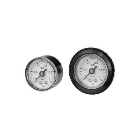 SMC - Manometer -  olievrij -  kopervrije uitwendige onderdelen met limietindicatie (buitendiameter 42) | G46E-10-02M-C