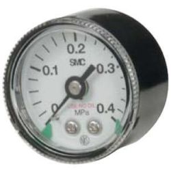 G46, manometer voor reduceerventiel met limietindicatie uit de clean-serie (buitendiameter 42)