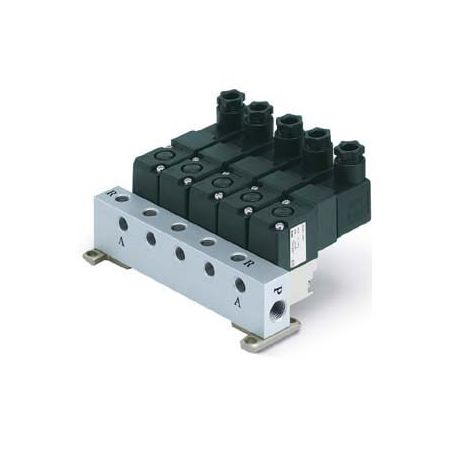 SMC - Basisplaat Met 3-Poorts Magneetventiel | VV307-01-062-01-F
