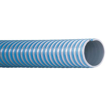 6051.003.250 - SUPERELASTICO  - Z/P Slang Grys/Spiraal Blauw  | Inwendig 32 x Uitwendig  mm
