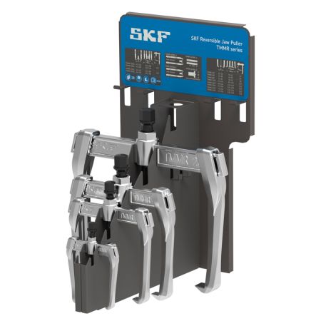 SKF - Set of 4 TMMR F pullers on puller stand - TMMR 4F/SET