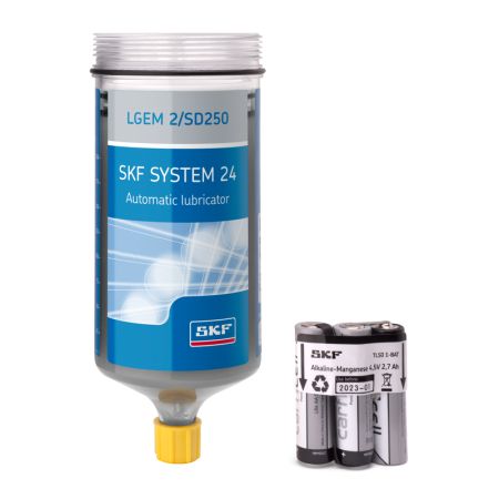 SKF - SYSTEM 24 Automatische gasaangedreven single-point smeerunits - LGEM 2/SD250