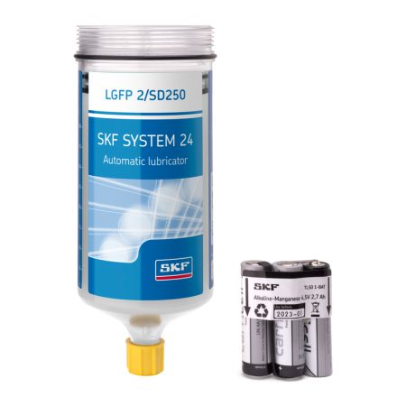 SKF - SYSTEM 24 Automatische gasaangedreven single-point smeerunits - LGFP 2/SD250