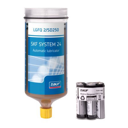 SKF - Canister filled with FQ 2, 250ml incl. a battery pack - LGFQ 2/SD250