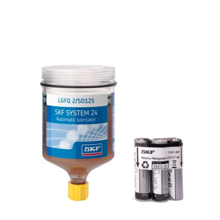 SKF - Canister filled with FQ 2, 125ml incl. a battery pack - LGFQ 2/SD125