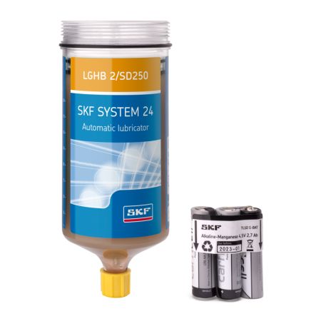 SKF - SYSTEM 24 Automatische gasaangedreven single-point smeerunits - LGHB 2/SD250