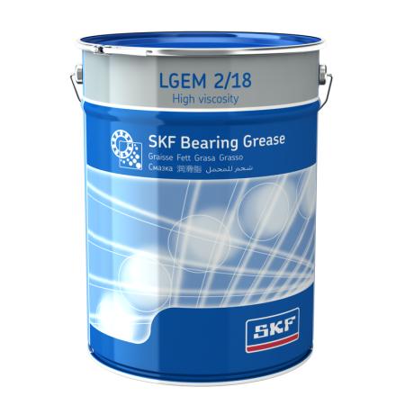 SKF - Vet met hoge viscositeit en vaste smeerstoffen | Blik Inhoud 18 Kg | LGEM 2/18