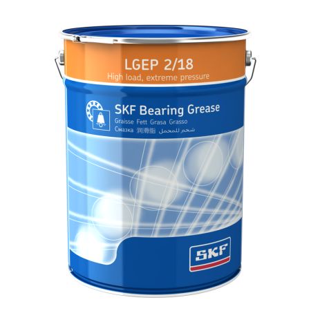SKF - EP vet voor hoge belasting (extreme pressure) | Blik Inhoud 18 Kg | LGEP 2/18
