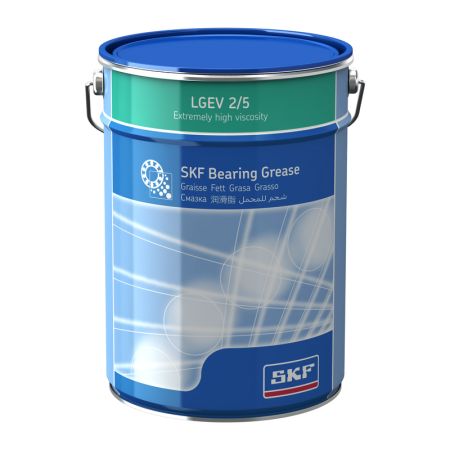 SKF - Vet met zeer hoge viscositeit en vaste smeerstoffen | Blik Inhoud 5 Kg | LGEV 2/5