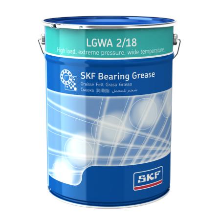 SKF - EP vet voor hoge belasting en een breed temperatuurbereik (extreme pressure)  | Blik Inhoud 18 kg | LGWA 2/18