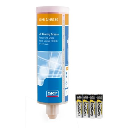 SKF - refill set of 380 ml cartridge with LGHB 2 and batteries for TLMR - LGHB 2/MR380B