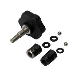 Release knob and spindle - 729124-4
