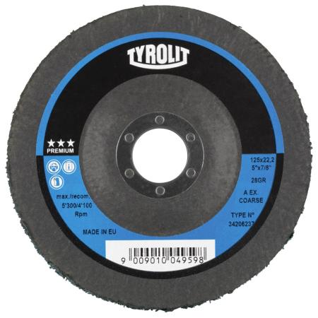 Tyrolit - T/34206237 - Premium*** Grofreinigingsschijf 34 VL GR 125 A Extra COARSE