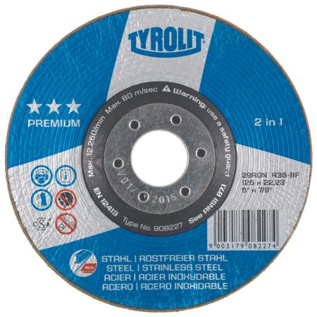 Tyrolit - T/908226 - Premium*** Rondeller 29RON 115 A60Q-BF